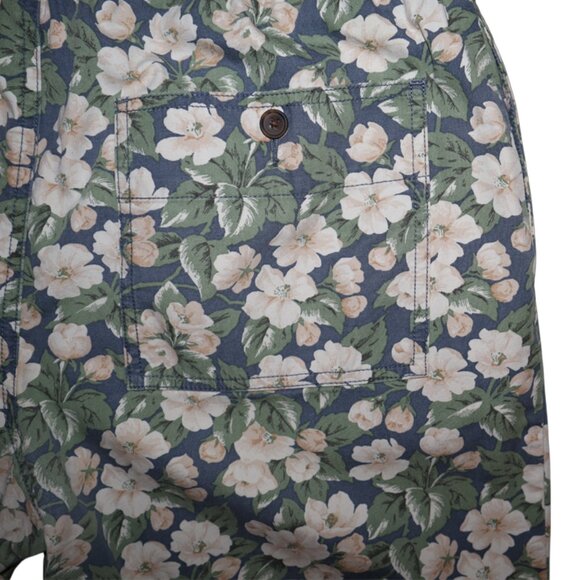 J.CREW Factory Floral Swim Trunks Shorts Men's Unisex L 6.5" Inseam Cotton - Picture 5 of 8